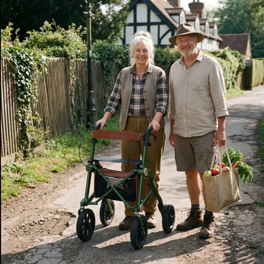 Rollator Tout-Terrain Pliable Trive All Terrain Mobio