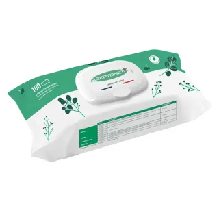 Lingettes Désinfectantes Sans Alcool Aseptonet x100