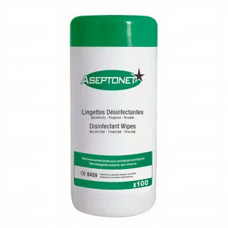 Lingettes Désinfectantes Aseptonet Boîte de 100