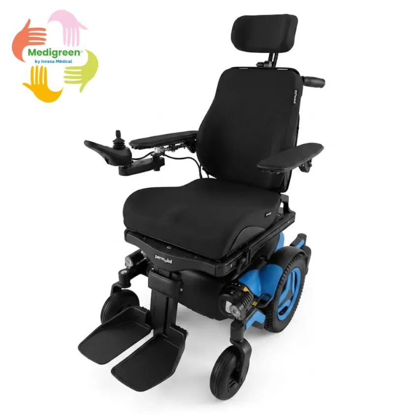 Fauteuil Roulant Électrique Permobil M3 Corpus Bleu Ciel - Occasion
