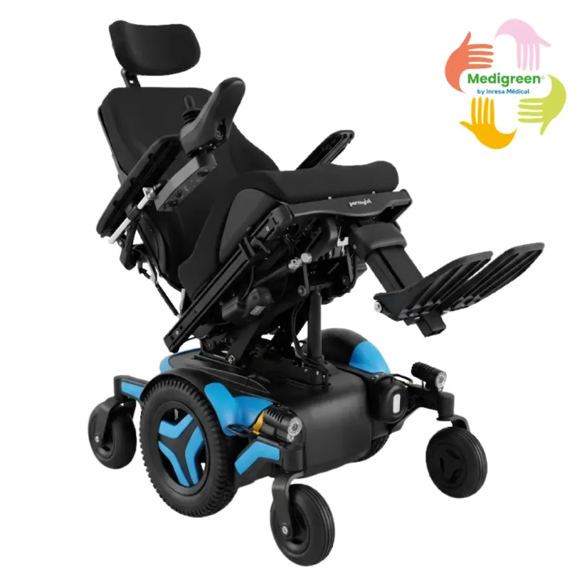 Fauteuil Roulant Électrique Permobil M3 Corpus Bleu Ciel - Occasion