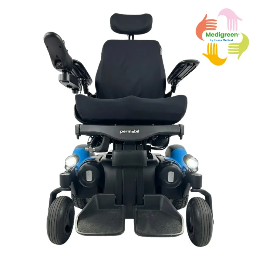 Fauteuil Roulant Électrique Permobil M3 Corpus Bleu Ciel - Occasion