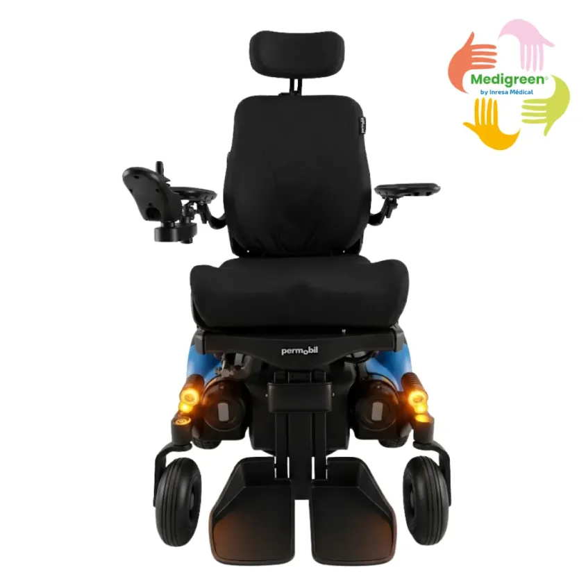 Fauteuil Roulant Électrique Permobil M3 Corpus Bleu Ciel - Occasion