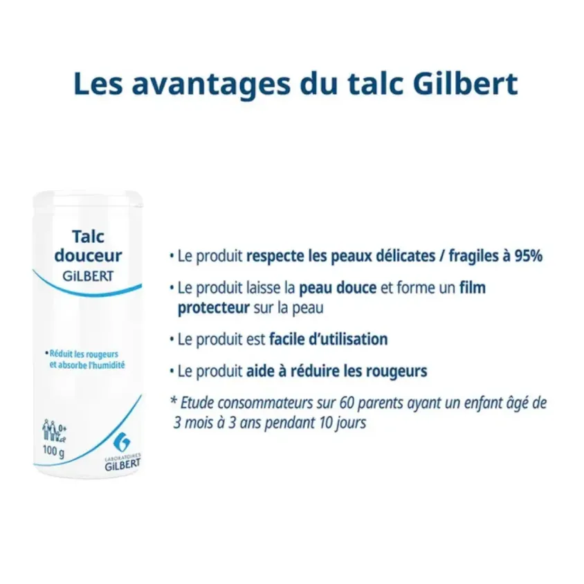 Talc de Venise Douceur Gilbert Flacon 100 g