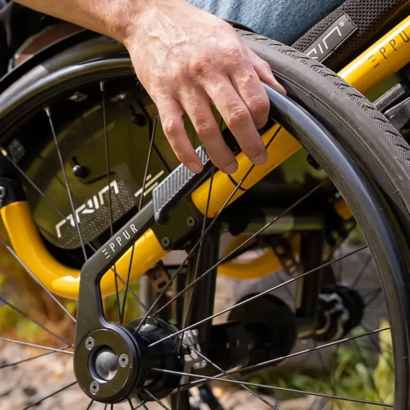 Roues Skeed Eppur Levier de Freinage Fauteuil Roulant