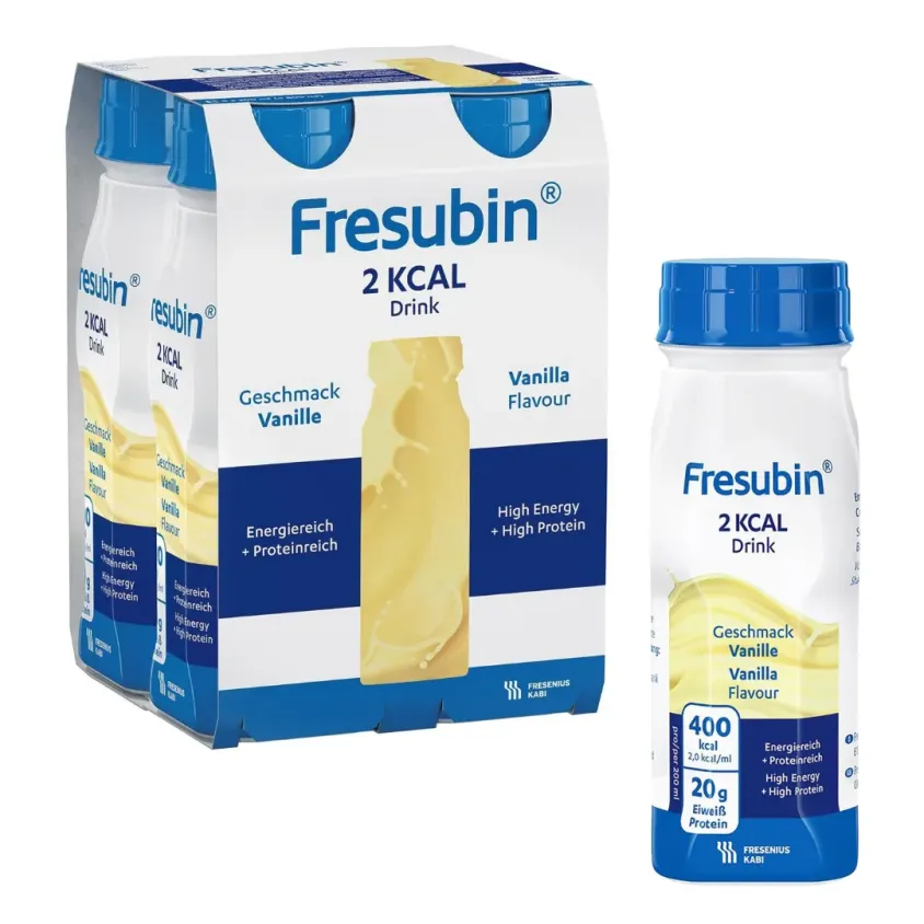 Fresubin 2 kcal Drink Vanille avec Fibre 4x200ml Fresenius