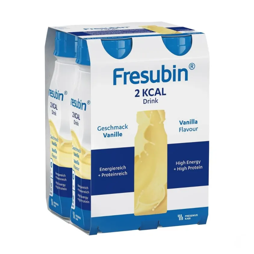 Fresubin 2 kcal Drink Vanille avec Fibre 4x200ml Fresenius