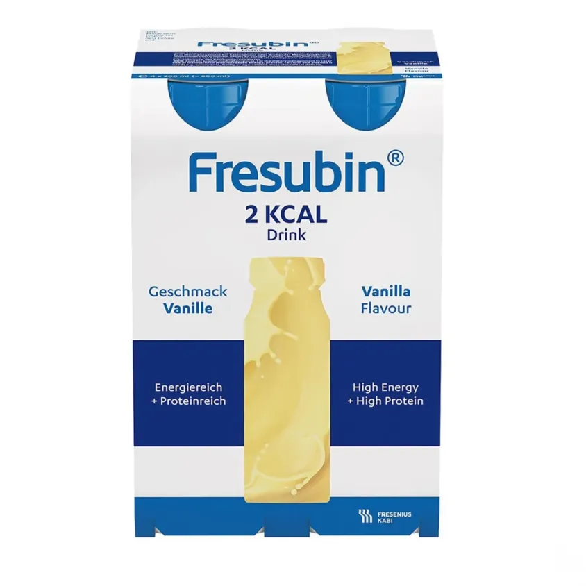 Fresubin 2 kcal Drink Vanille avec Fibre 4x200ml Fresenius