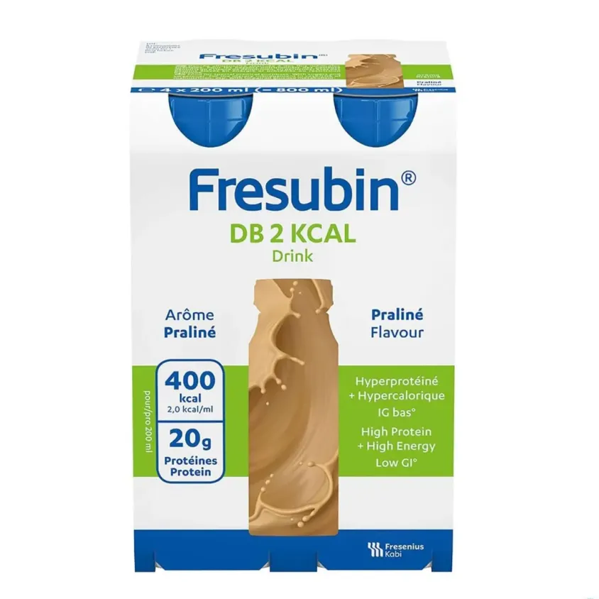 Fresubin DB 2 kcal Drink Praliné 4x200ml Fresenius