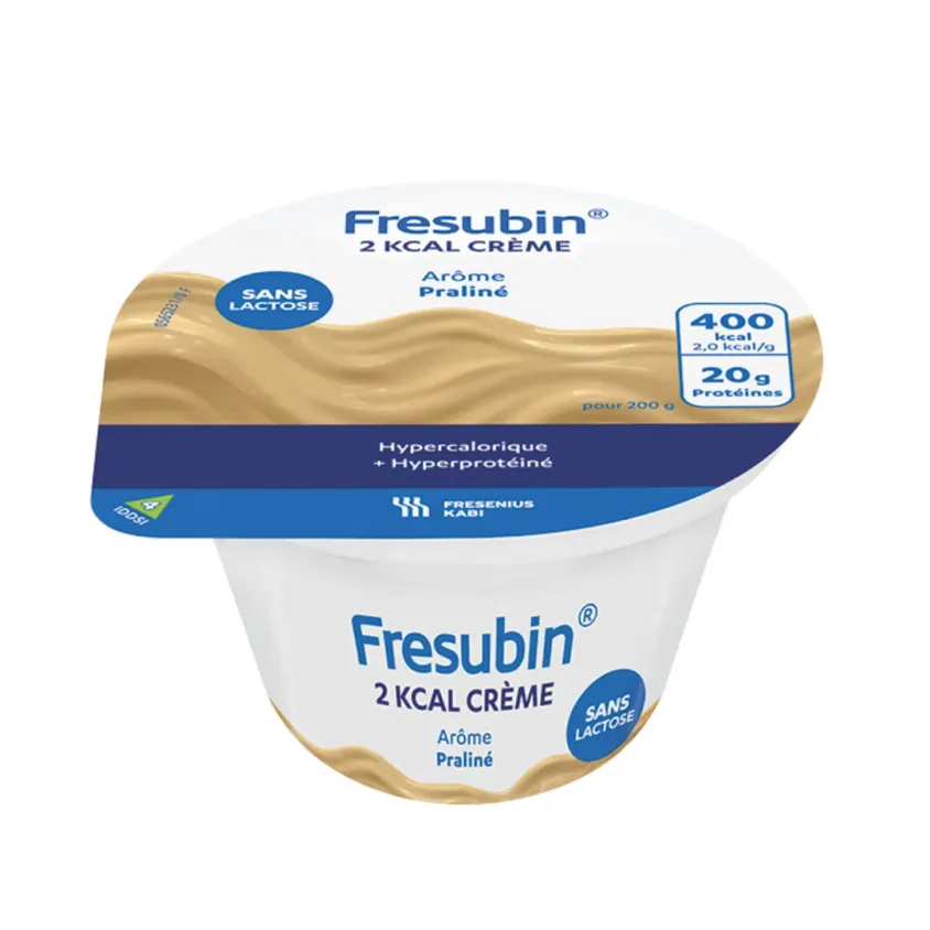 Fresubin 2 kcal Crème Praliné Sans Lactose 4x200g Fresenius