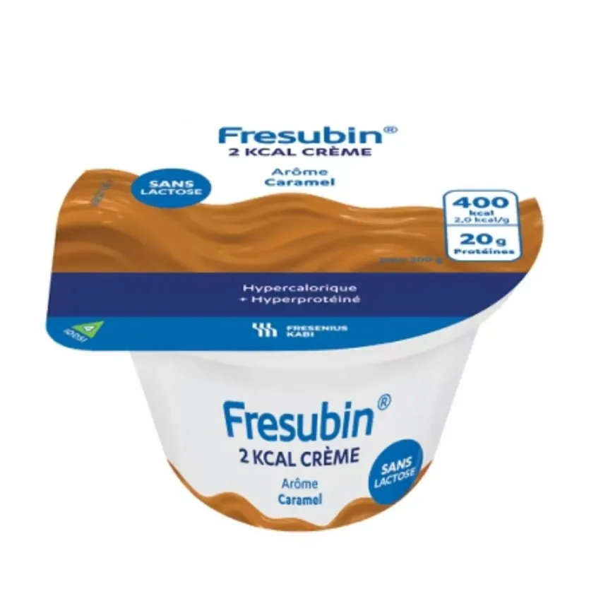 Fresubin 2 kcal Crème Caramel Sans Lactose 4x200g