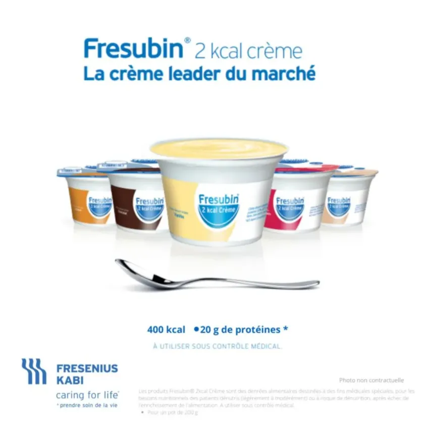 Fresubin 2 kcal Crème Caramel Sans Lactose 4x200g