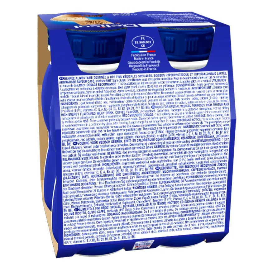 Delical HP HC Boisson Lactée Saveur Vanille 4x200ml