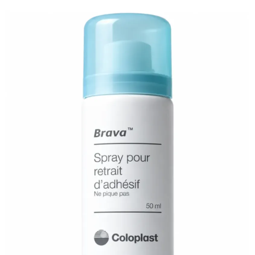 Spray Retrait Adhésif Brava Coloplast 50 ml