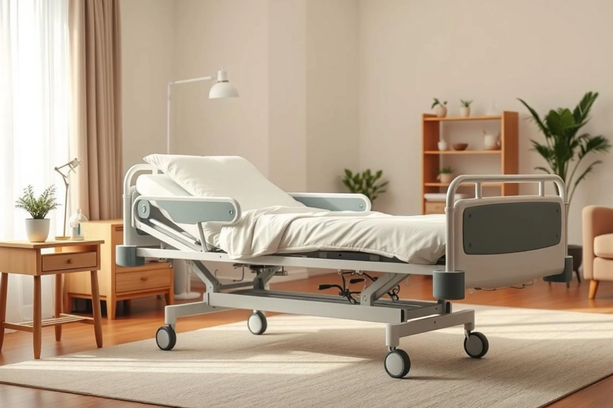 Lit médicalisé électrique à domicile